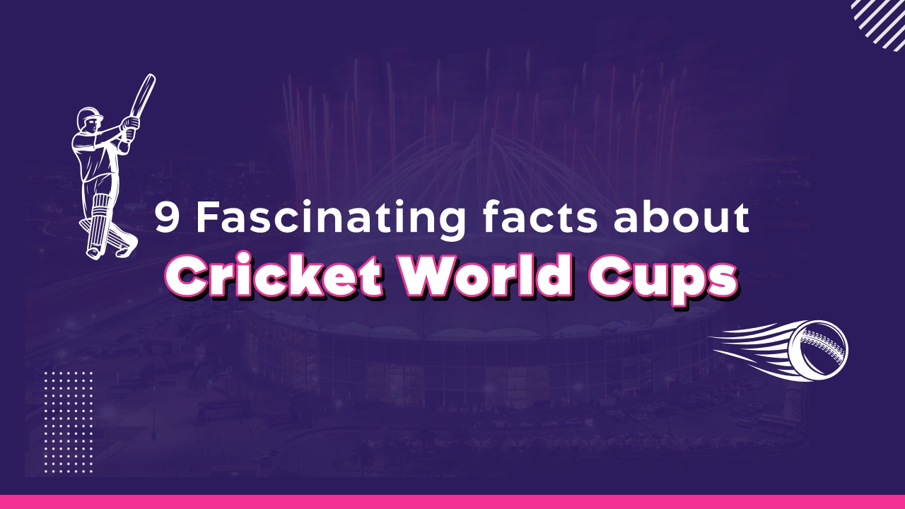 9 Fascinating facts about Cricket World Cups