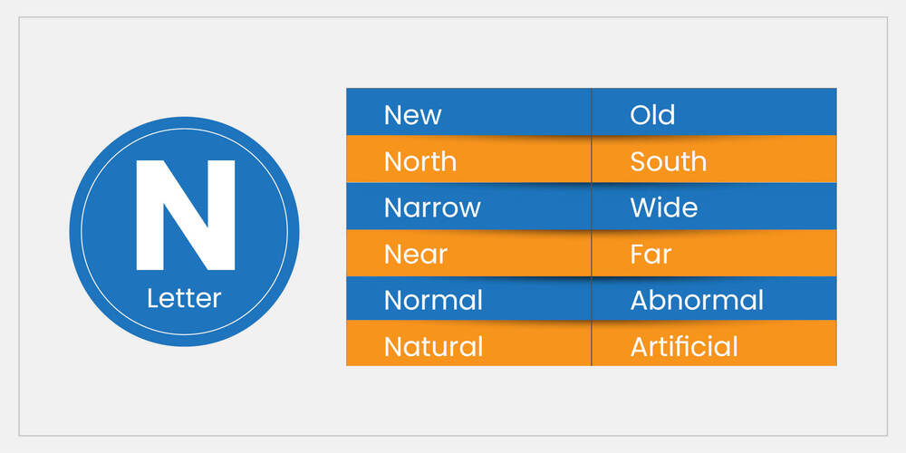Opposite-words-starting-with-the-letter-N