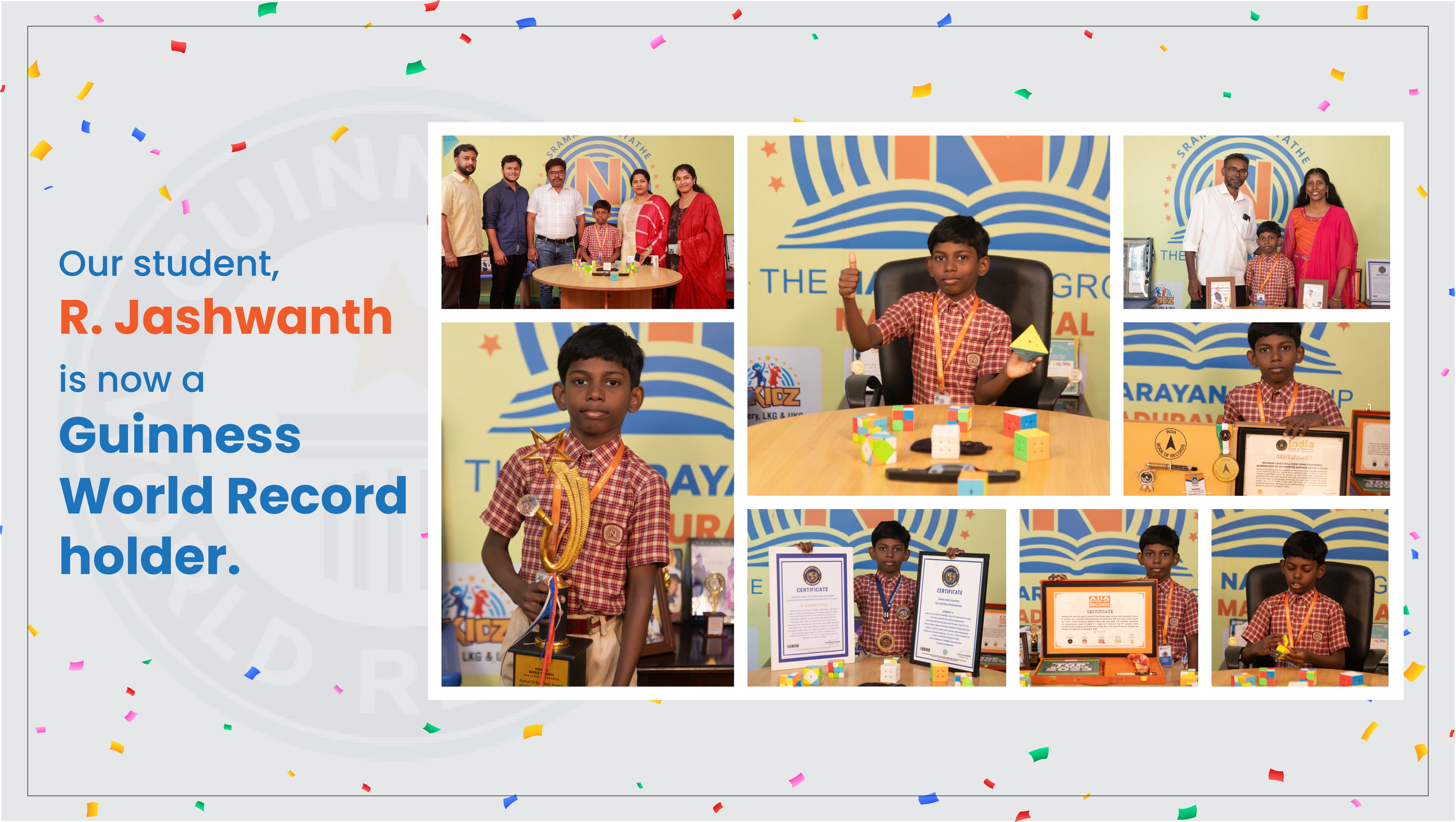 YOUNG NARAYANITE IS A GUINNESS WORLD RECORD HOLDER