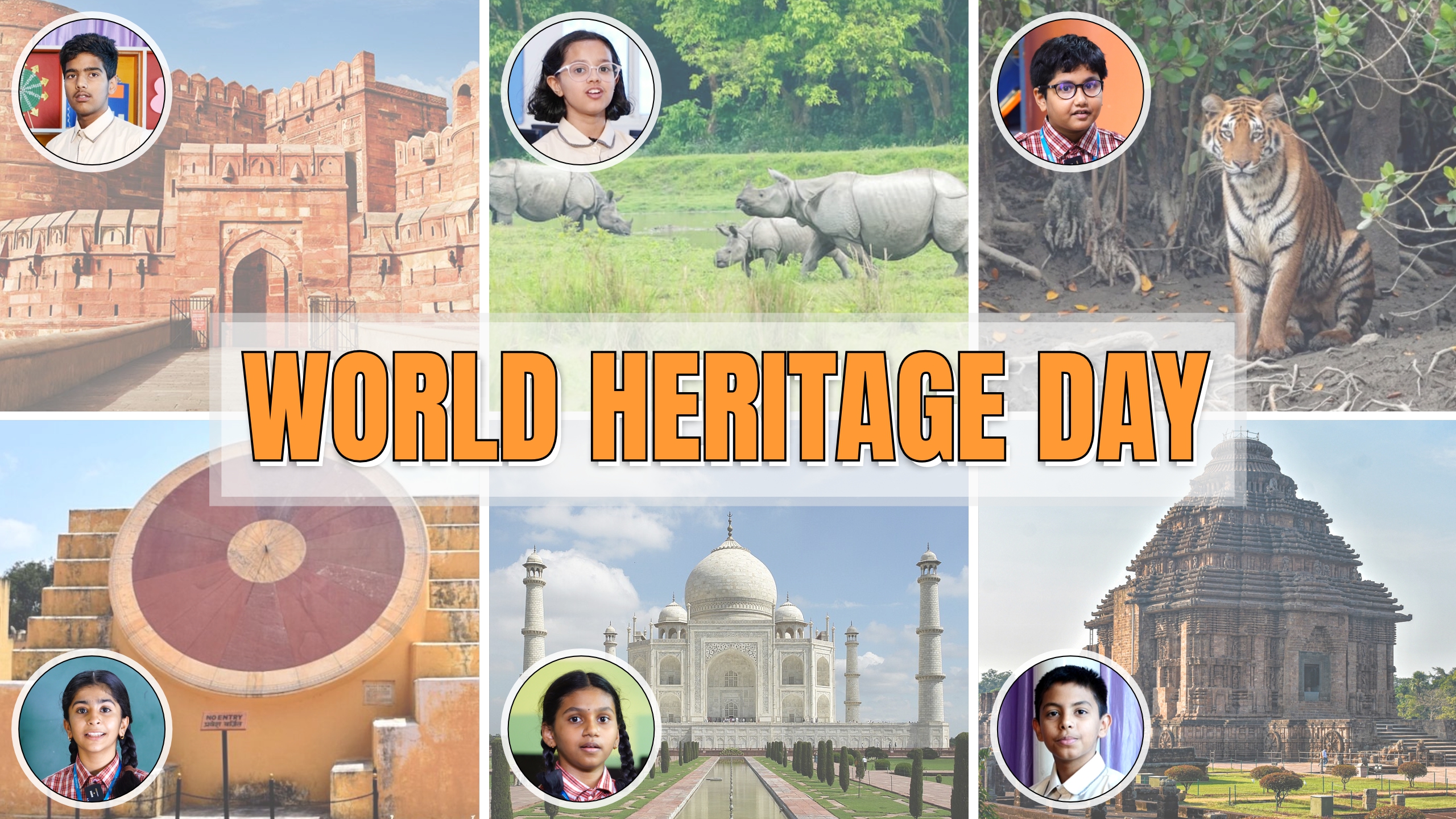 World Heritage Day celebrated with fervour at Narayana Schools