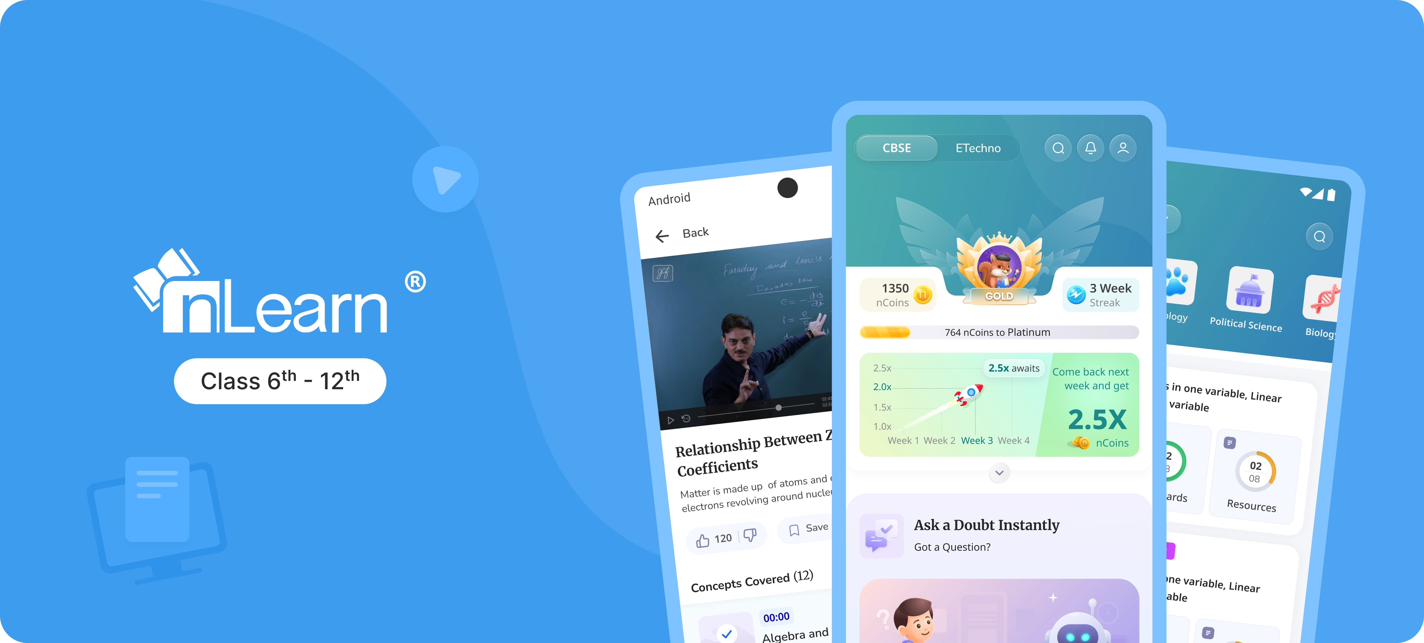 nLearn application preview