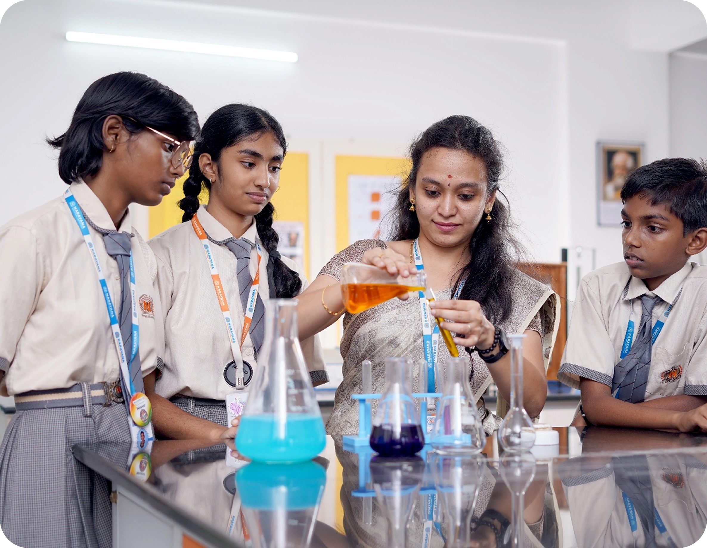 Classroom at Narayana Schools